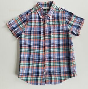 Janie & Jack Plaid  Shirt, 7T